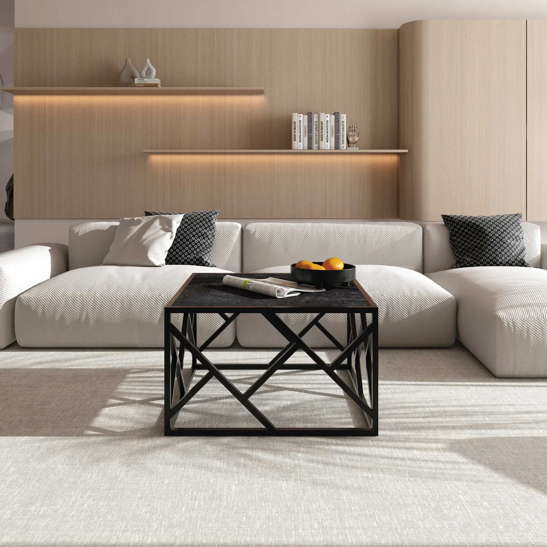 stolik z Dektonu kolekcja Axen